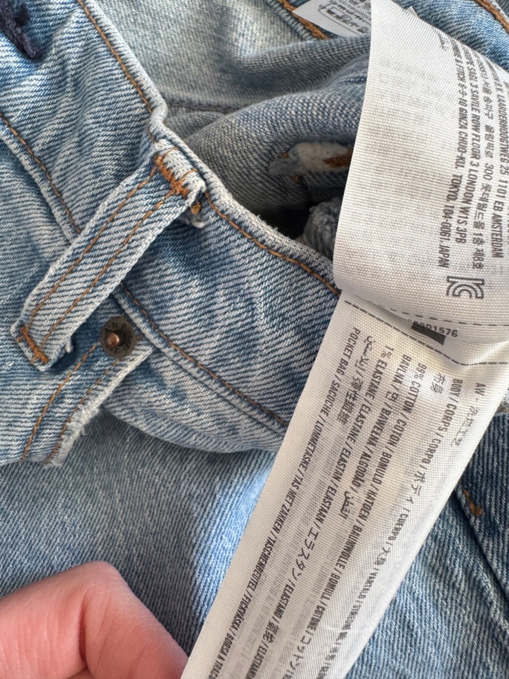 Abercrombie & Fitch Women's Curve Love Ultra High Rise 90s Straight Jean 30 raw - Picture 10 of 10